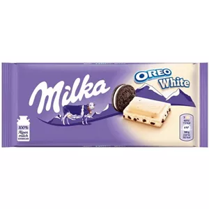 شکلات 100 گرمی میلکا آلمانی مدل اورئو وایت | Milka OREO WHITE