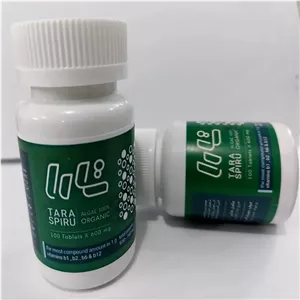 جلبک اسپیرولینا خوراکی قهوه تارا بسته 100 عددی