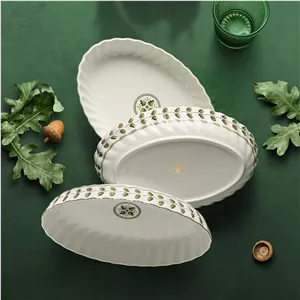 مرغ خوری بیضی گلدکیش طرح رویسا سایز بزرگ کد GK701145-2