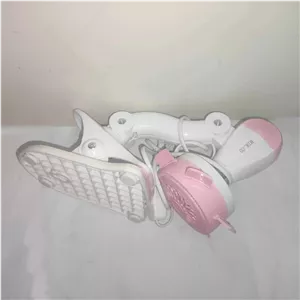 پنکه گیره ای برقی کمری مدل MIR110-5 رنگ سفید صورتی