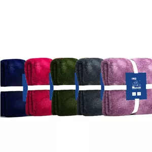 پتو چهارفصل ساده یاسی