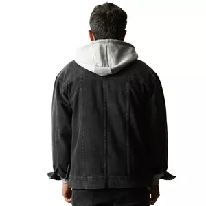 کت جین آف شولدر مردانه کد 12122261 دودی M