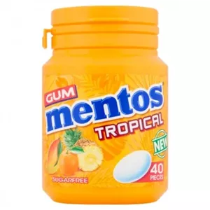 آدامس منتوس طعم میوهای استوایی 56 گرم Mentos
