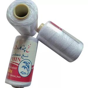 نخ چند کاره دلفین نخ اصلاح وخیاطی مدل سفید