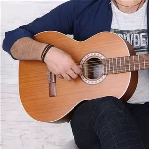گیتار پارسی m5 همراه با سافت کیس ضدضربه و پیک(مضراب) (ارسال رنگ به‌صورت رندوم)