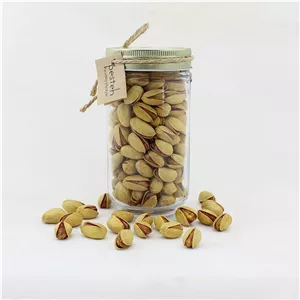 پسته احمد آقایی شور 370 گرم (شیشه بزرگ)