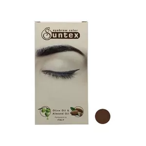 کیت رنگ ابرو سانتکس (Suntex) شماره N6-E7 رنگ بلوند متوسط حجم 30 میلی‌لیتر