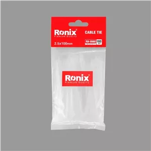 بست کمربندی 100 میلیمتری رونیکس مدل RH-9990 بسته 100 عددی