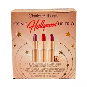 پک 3عددی رژلب شارلوت تیلبری مدل Iconic Hollywood lip trio