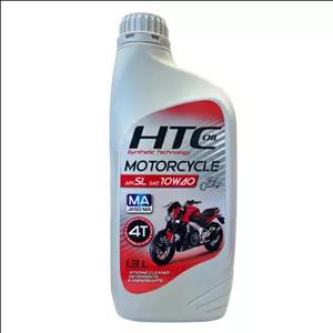 روغن موتور سیکلت اچ تی سی HTC مدل 10W40 SL JASO MA حجم 1.3 لیتر