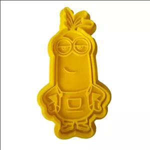 قالب شیرنی و بیسکویت مدل مینیون 4 عددی آبی