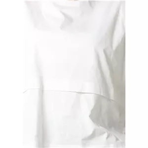 تاپ یقه گرد بغل چاک زنانه سفید L