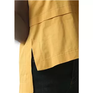 تاپ یقه گرد بغل چاک زنانه نارنجی XL