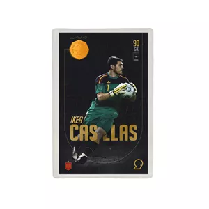 سکه طلا 18 عیار مدوپد (سوت) مدل Iker Casillas طرح فوتبالی 2025 کد SO10057 0.03 گرم 