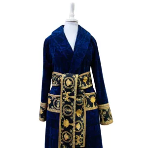 حوله پالتویی پودایران مدل ورساچه سرمه ای سایز 115 سانتی متر