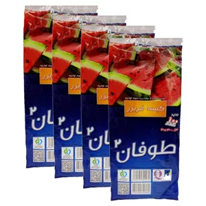 کیسه فریزر طوفان100 عددی مجموعه 4 عددی