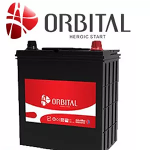 باتری 12 ولت 45 آمپر اوربیتال سپاهان سایز B24