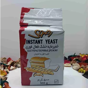 مایه خمیر خشک فوری 500 گرمی رضوی