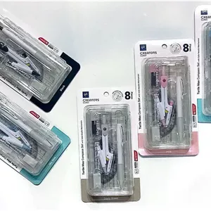 ست پرگار مکانیکال ۸ تیکه ترتل مکس سی کلاس 0.7 میلی متری آبی