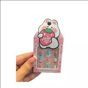 ناخن مصنوعی بچگانه مجموعه 12 عددی کد 011