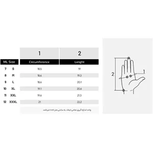 دستکش زنانه چرم مشهد مدل R0193 مشکی 9