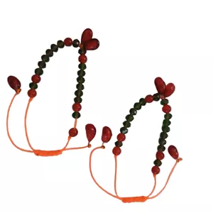 دستبند دخترانه طرح دانه انار کد 31306 مجموعه 2 عددی