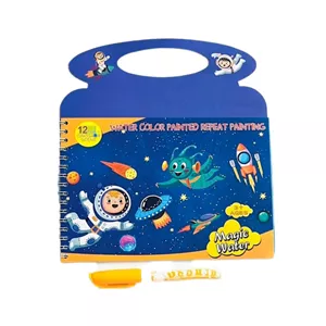دفتر نقاشی‌ جادویی واتر مجیک(Magic water book) چند رنگ