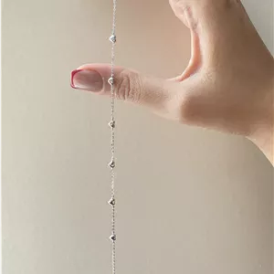 پابند 8 قلب وارداتی نقره 