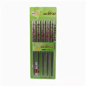 چاپستیک استیل طرح شکوفه 