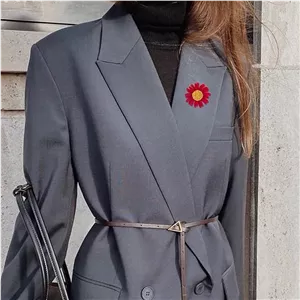 گل سینه زنانه شهر جواهر مدل SJ-BR007-R