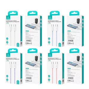 کابل شارژ دوسر تایپ سی Usams SJ656 60W سفید
