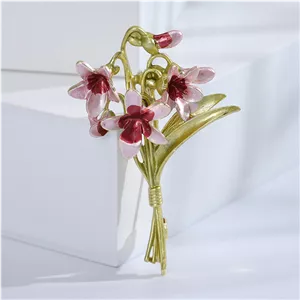 گل سینه زنانه شهر جواهر مدل SJ-BR024
