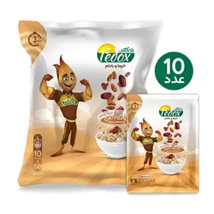 اوتمیل جو دوسرپرک با طعم خرما و بادام فدوکس