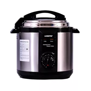 زودپز برقی جیپاس ۶ لیتری وارداتی زودپز GEEPAS GP307 مشکی گارانتی 18 ماهه پاسارگاد سرویس نوین