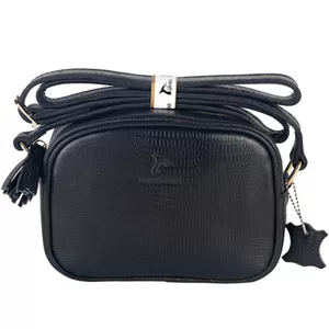 کیف رودوشی زنانه چرم مدل DG80.LIZARD مشکی