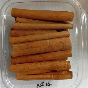 چوب دارچین لوله ای درجه یک (وزن 150 گرم )