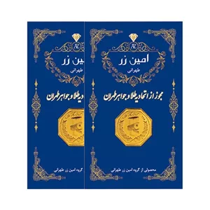 سکه طلای ۱۸ عیار پارسیان امین زر بسته ۲ عددی 0.100 