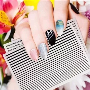 نوار دیزاین ناخن منعطف رنگبندی مختلف دونه ای Dxeliy