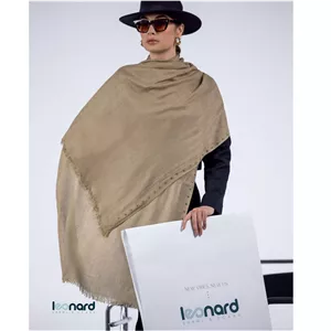 شال نخی کنفی اسنک دار CH78 لئونارد قهوه ای