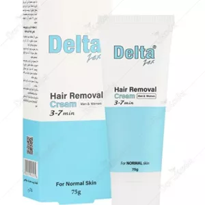 کرم موبر آقایان و بانوان پوست معمولی دلتا حجم 75 گرمی