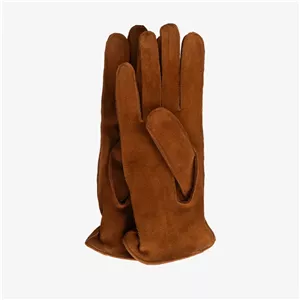 دستکش زنانه چرم مشهد مدل R0192 سبز ارتشی سایز 7