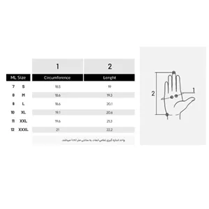 دستکش زنانه چرم مشهد مدل R0193 آبی آسمانی سایز 7