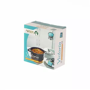 قابلمه عروس مدل ویکتوریا سایز 30 مشکی گارانتی 12 ماهه عروس تفلون