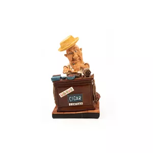 مجسمه گلد کیش طرح سیگار فروش کد GK4874