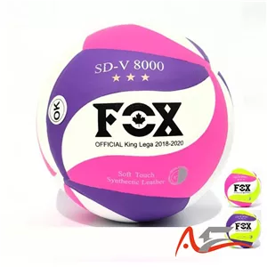 توپ والیبال ایتالیا برند fox به همراه سوزن توپ