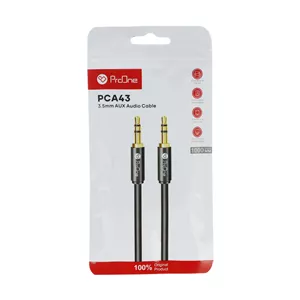 کابل AUX PROONE PCA43 H26 1M مشکی