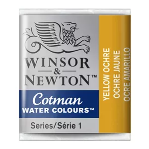 قرص آبرنگ کوچک کاتمنYELLOW OCHRE وینزور