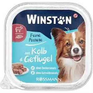 ووم سگ پریمیوم پته وینستون با طعم گوشت وزن 150 گرم