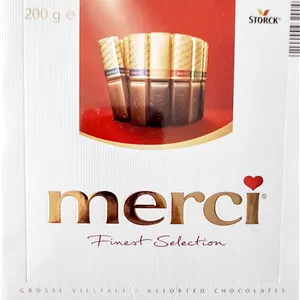 شکلات مرسی merci ، وزن 200 گرم؛ آلمان