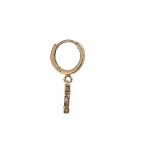 گوشواره طلا 18 عیار زنانه طرح شنل کد z383 وزن 2.6 گرم